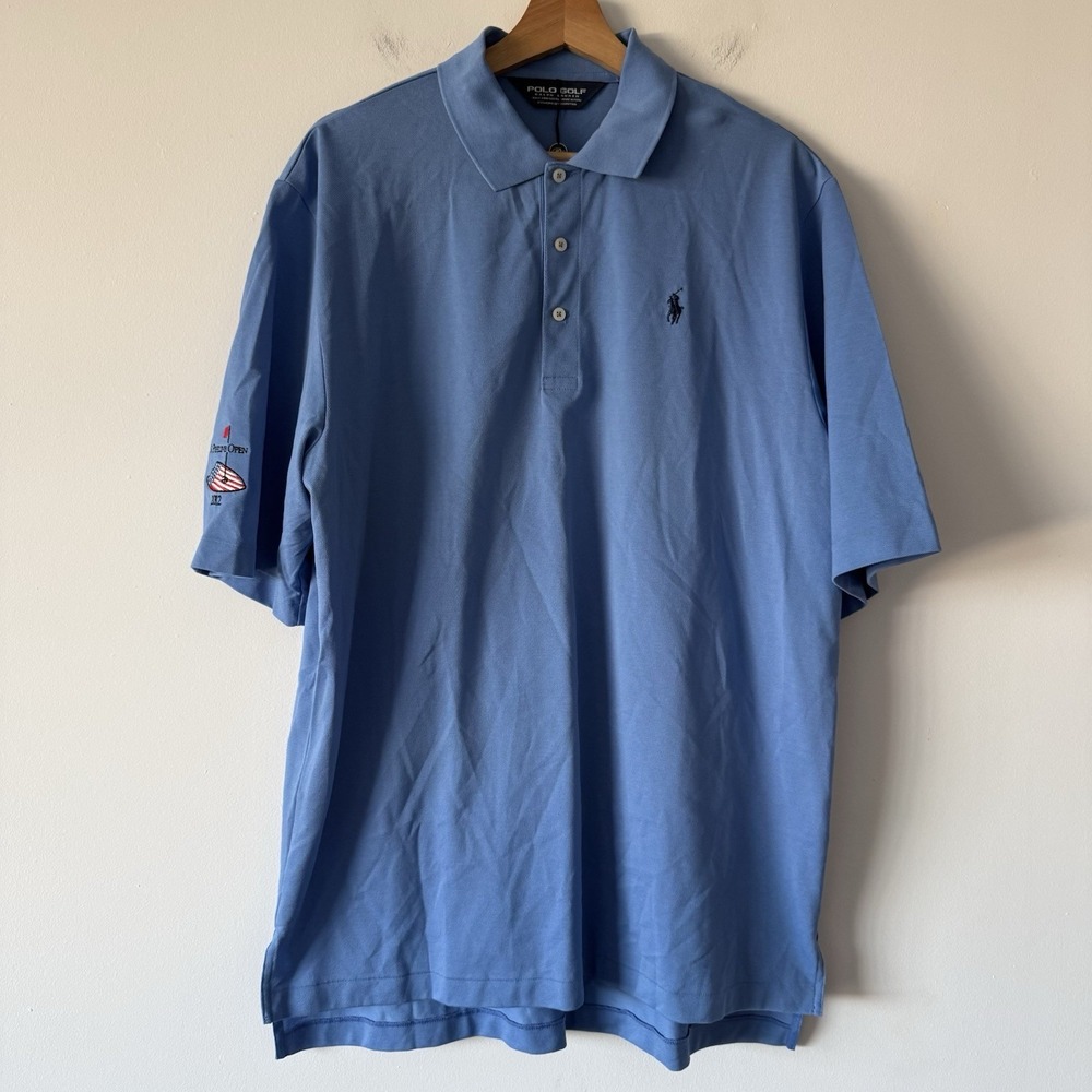Polo Ralph Lauren Golf Polo Shirt Mens LARGE US. PIPELINE OPEN 2012 EMBROIDERY